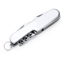 Navajas multiusos de acero con anilla de llavero