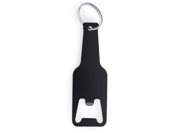 Llavero met&aacute;lico abridor con forma de botella de aluminio Stout Rojo detalle 8