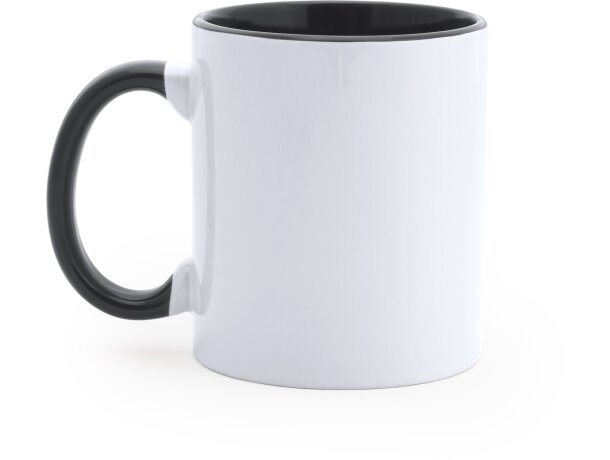 Taza sublimacion MANGO Blanco/negro detalle 6