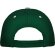 Gorras béisbol cierre velcro de algodón 260 g/m2 Panel Verde botella detalle 46