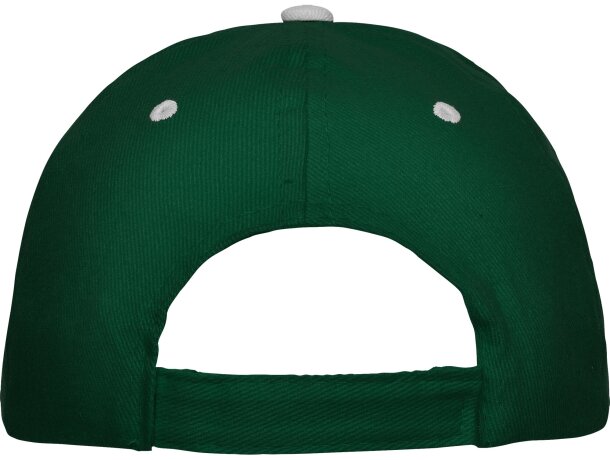 Gorras béisbol cierre velcro de algodón 260 g/m2 Panel Verde botella detalle 46