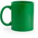 Tazas para personalizar unisex en variados colores cerámica Verde helecho detalle 16
