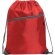 Mochila de cuerdas personalizada poliéster 70 g/m2 Ninfa Rojo
