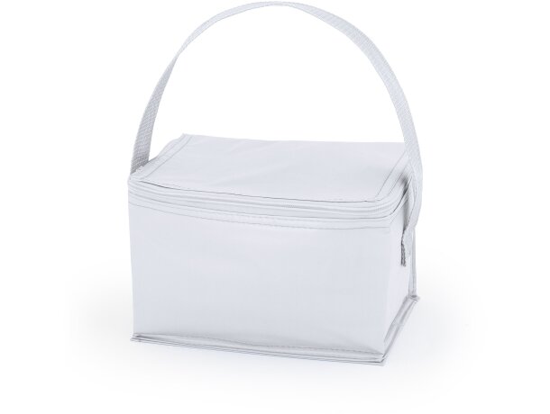 Bolsa térmica con cremallera de pvc Tibu Blanco detalle 5