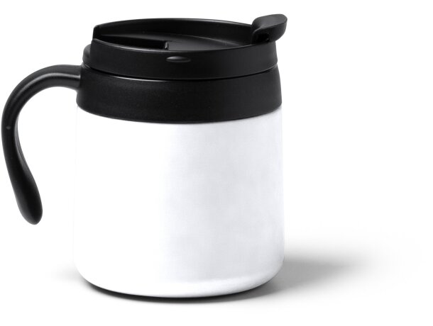 Taza termo personalizada Vake acero reciclado 350 ml Blanco detalle 6