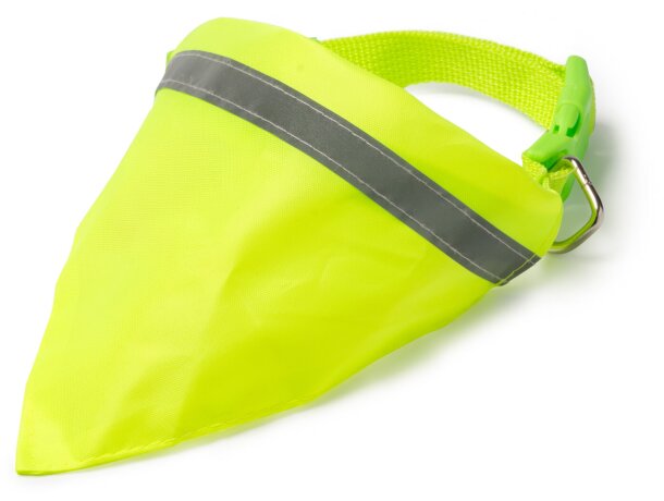 Bandana reflectante Nalak amarillo fluor con cinta ajustable Amarillo fluor detalle 4