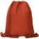 Mochila saco Zorzal poliéster 600D bolsillo cremallera cordones Rojo detalle 24