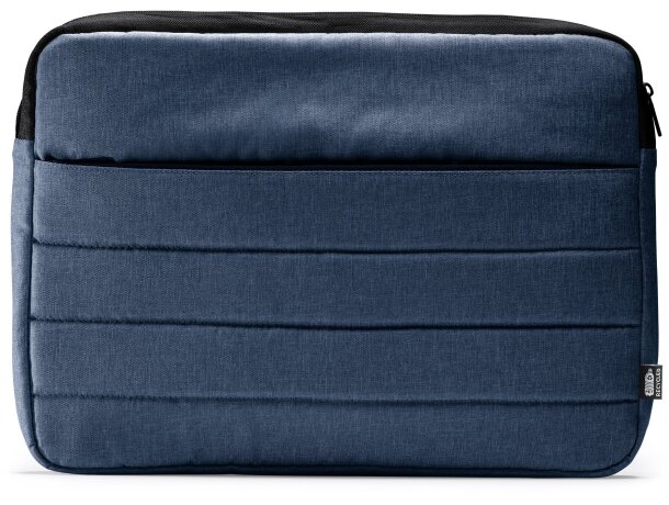 Funda KEBAL acolchada RPET reciclado portátil 15 azul y gris Royal detalle 4