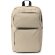 Mochila Hostik en RPET reciclado con compartimentos funcionales Beige
