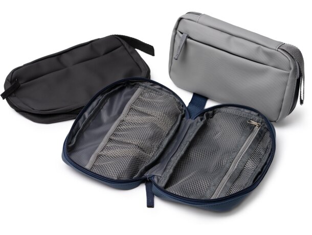 Estuche organizador Dulac con compartimentos de malla Negro detalle 4