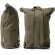 Mochila Teko de algodón reciclado con compartimento extensible Negro detalle 3