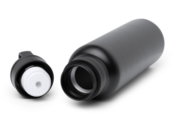 Bidón Bitman acero inoxidable reciclado doble pared 750ml Negro detalle 2