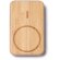 Powerbank bambú 5000 mah con carga inalámbrica