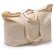 Bolsa algodón Mitxu natural con doble asa reforzada Crudo detalle 3