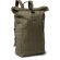 Mochila Teko de algodón reciclado con compartimento extensible Negro detalle 4