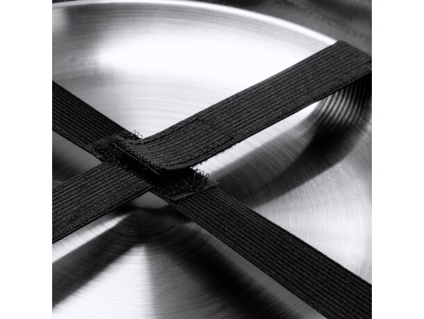 Set de cubiertos Trivor con funda de transporte en RPET Negro detalle 3