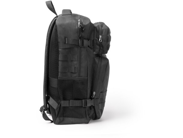 Mochila Francis RPET con compartimento portátil 17 pulgadas Negro detalle 1