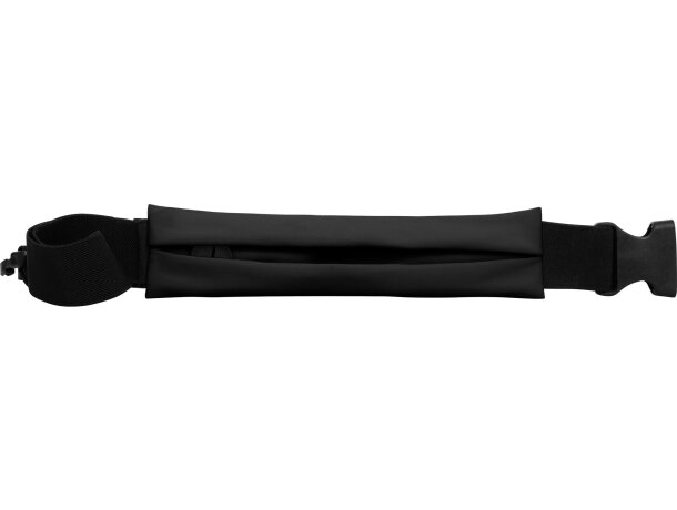 Cinturón deportivo personalizado poliéster unisex 72 Marathon Negro/amarillo fluor detalle 1