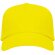 Gorras béisbol con cierre ajustable velcro de algodón 170 g/m2 Uranus Amarillo