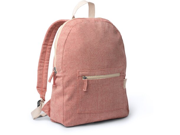 Mochila infantil algodón reciclado Firenza Negro detalle 5