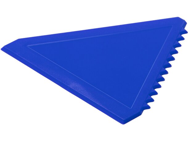 Rascador de hielo para regalar de forma triangular en plástico Alsen Blanco detalle 3