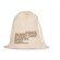 Mochila saco color natural algodón orgánico Muna Crudo detalle 1