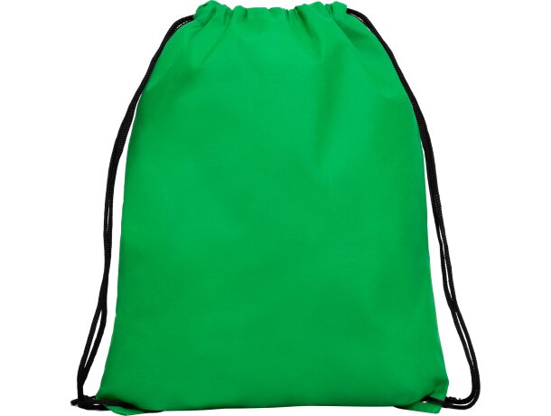Mochila de cuerdas diversos colores non woven 80 g/m2 Calao Verde helecho detalle 19