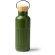 Bidón Nobuk acero inoxidable reciclado tapa bambú 500ml Verde oscuro