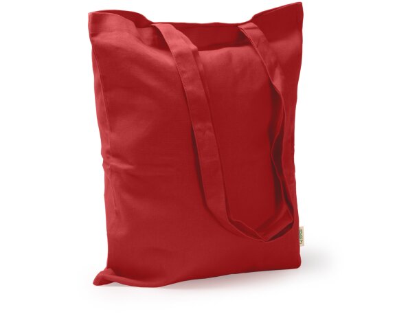 Bolsa algodón orgánico DORSI con asas de 70 cm Blanco detalle 2