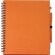 Libreta anillas de cartón reciclado Leynax Naranja