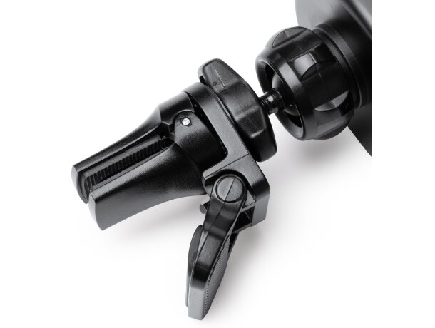 Cargador de coche inalámbrico BRAVEK con cable retráctil Negro detalle 3