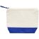 Neceser multiusos unisex algodón 280 g/m2 Doel Crudo/royal detalle 8