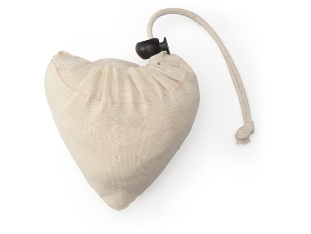 Bolsas de aalgodón baratas personalizadas plegable 105 g/m2 Dune Crudo detalle 1