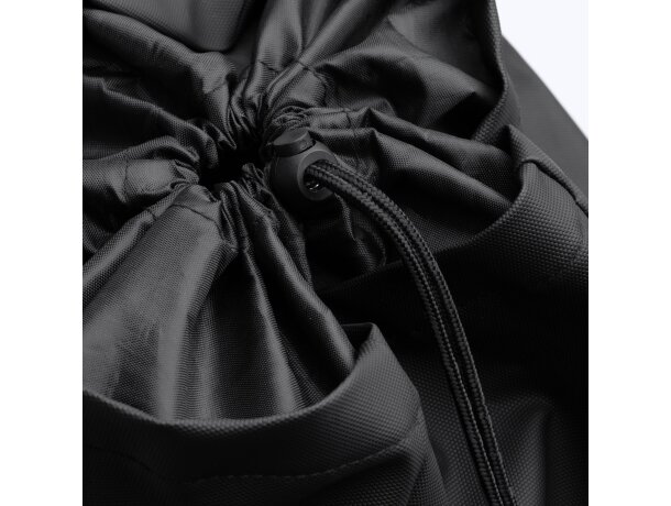 Mochila Jarvis negro en pu leather con compartimento para portátil Negro detalle 1