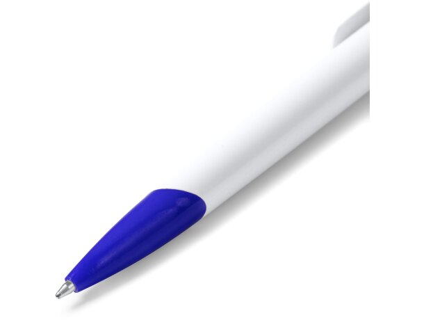 Bolígrafo con nombre barato tinta azul Citix Blanco detalle 1
