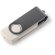 Memoria USB VENAK 16 GB fibra de trigo con clip giratorio Crudo detalle 1