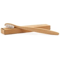 Cepillo bambú Fresh con cerdas suaves y estuche kraft ecológico