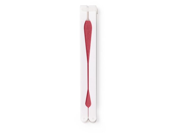 Abanico plegable Kaori personalizable para eventos y fiestas Blanco detalle 1