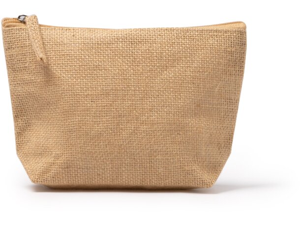 Neceser barato Tyto Stamina yute natural cremallera y tirador Crudo detalle 6