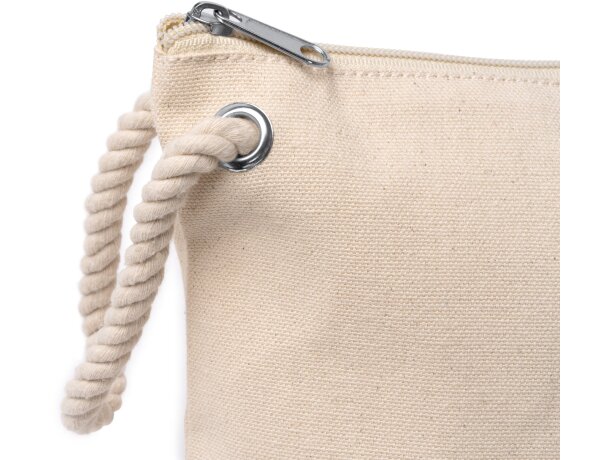 Neceser Nauty Natural algodón 320 g/m² con asa náutica Crudo detalle 1