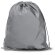 Mochila cuerdas Lazar gris con detalles reflectantes