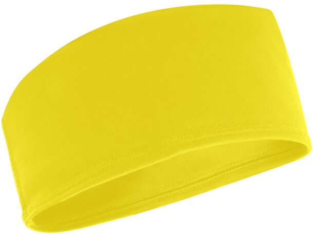 Cinta técnica unisex de poliéster 140 g/m2 Crossfitter Amarillo fluor detalle 5