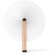 Abanico plegable Tao de madera natural