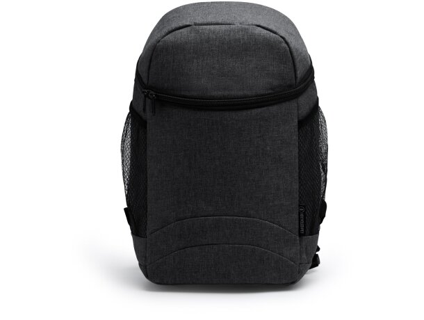Mochila nevera con bolsillos de red rPET vigoré Ruper Negro detalle 6