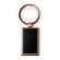 Llavero Belsan rectangular con recubrimiento cobre