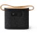 Altavoz bluetooth Bianki bambú con carga inalámbrica 15W Negro detalle 2