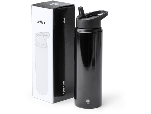 Bidón Tatlon con dosificador antigoteo y pajita abatible Blanco detalle 3