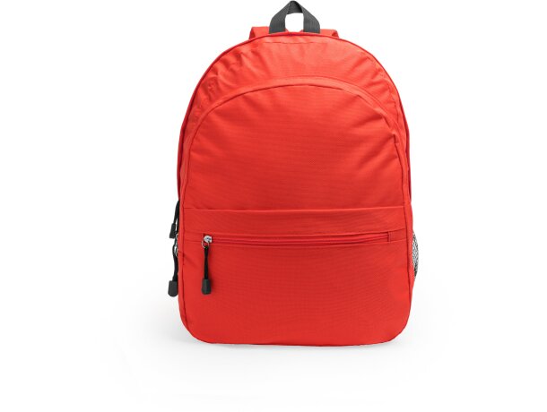 Mochila infantil poliéster 600D Wilde Rojo detalle 16