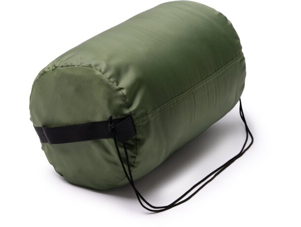 Saco de dormir Tidur en poliéster reciclado con funda Negro detalle 1