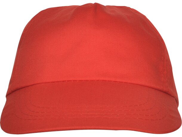 Gorra básica con logo a personalizar Rojo detalle 28